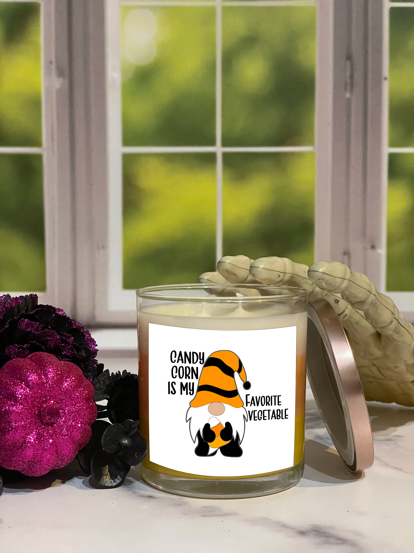 Candy Corn is my Favorite Vegetable Candle