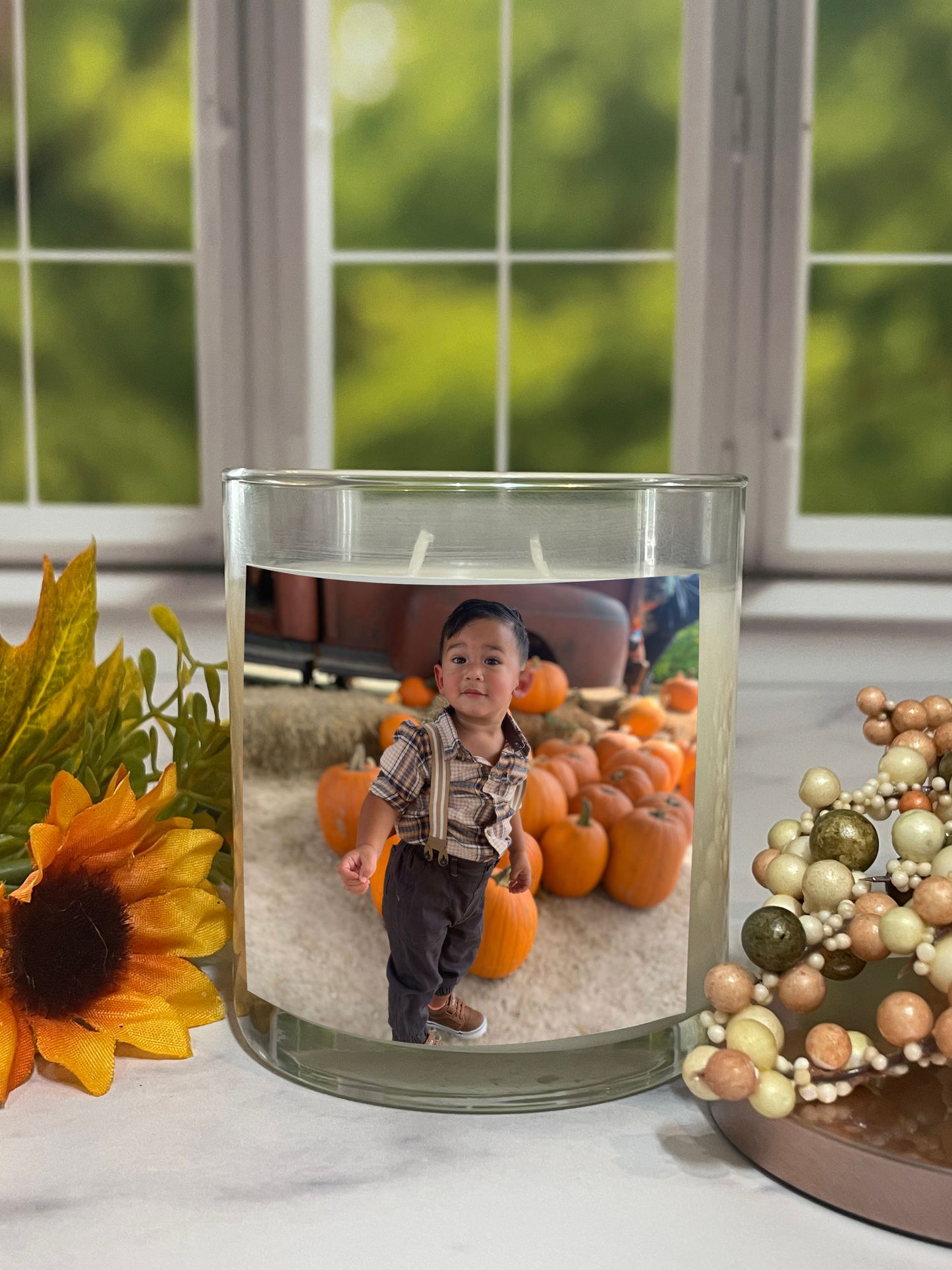 Customized Photo Candle