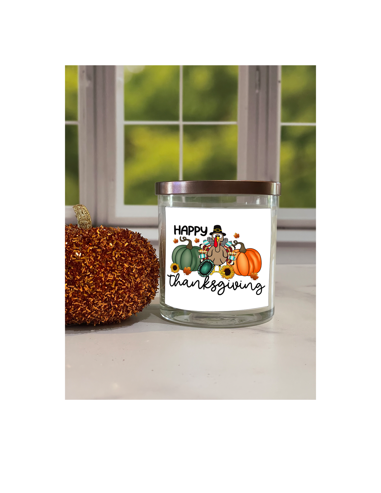 Happy Thanksgiving Candle