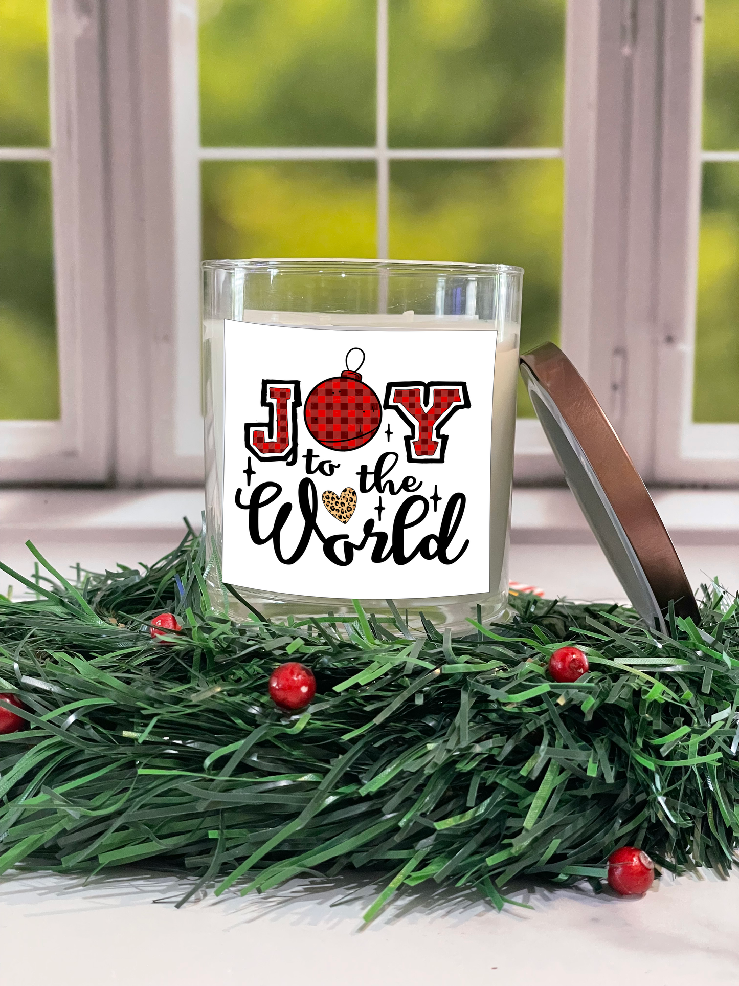 Joy To The World Candle