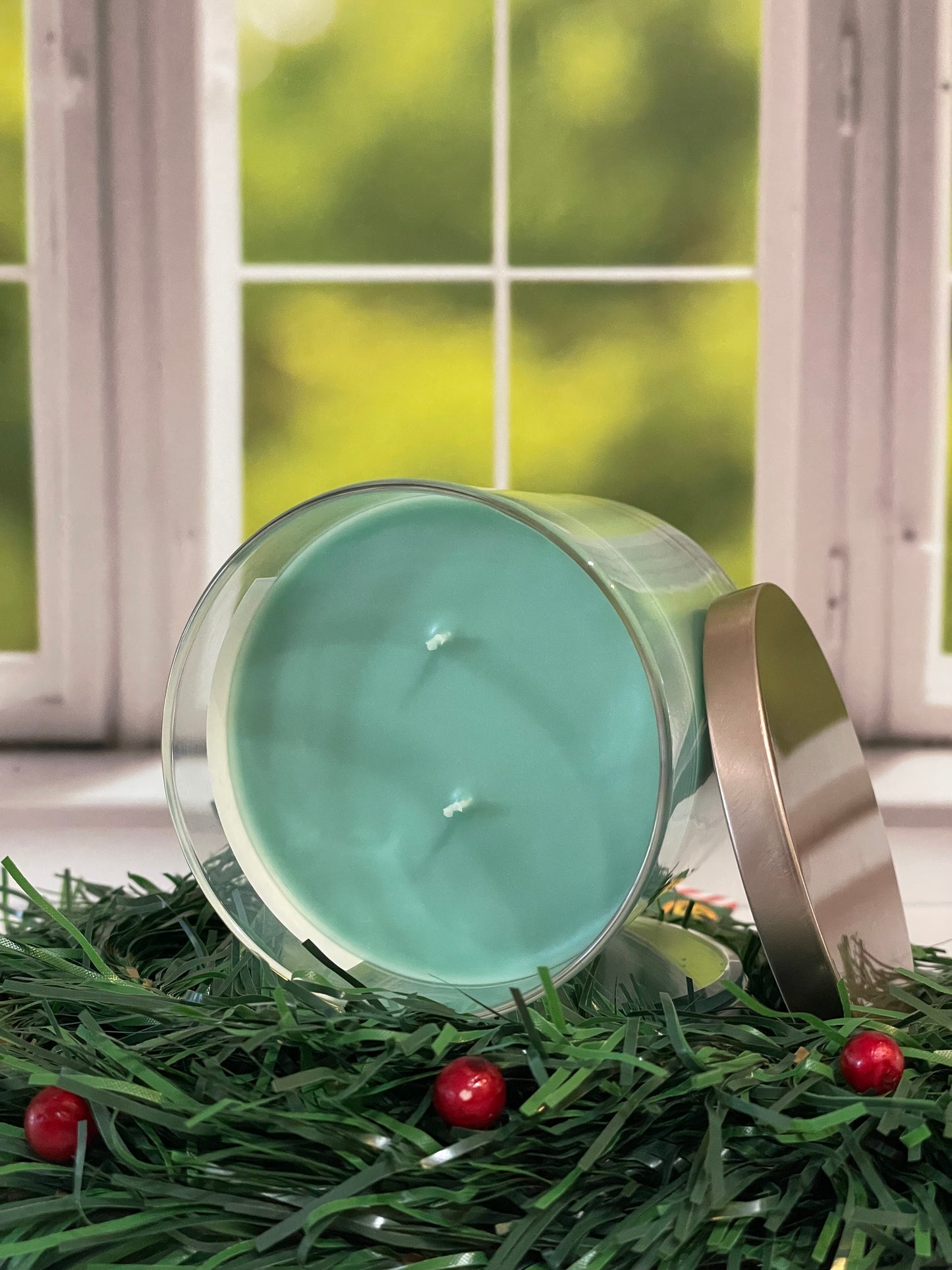 Merry Christmas Reindeer Candle